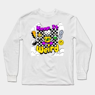 Keep It Weird 90s Long Sleeve T-Shirt